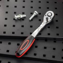 Трещотка Deli 1/4", 72T Фото 2