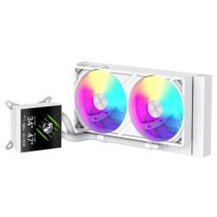 Система жидкостного охлаждения Gamemax GLACIER 240 LCD WH Фото 1