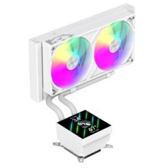 Система жидкостного охлаждения Gamemax GLACIER 240 LCD WH Фото 2