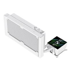 Система жидкостного охлаждения Gamemax GLACIER 240 LCD WH Фото 8