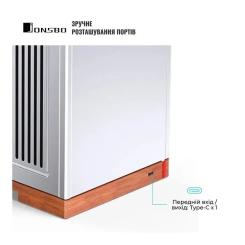 Корпус для ПК JONSBO T9 Silver Фото 4