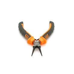 Плоскогубцы Voltronic круглогубцы серо-оранжевые ручки, 125мм, 55гр Фото 2