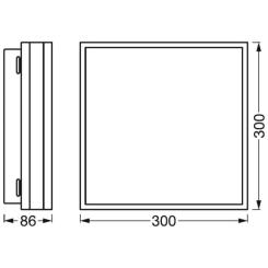 Светильник LEDVANCE SMART WIFI ORBISMAGNET 300X300TW WT Фото 3