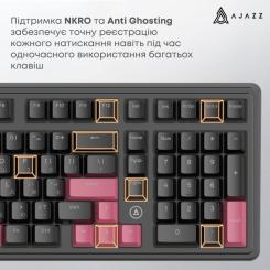 Клавиатура Ajazz AK980 Red Switch USB UA Black Фото 10