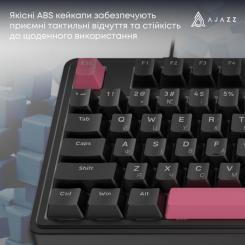 Клавиатура Ajazz AK980 Red Switch USB UA Black Фото 8