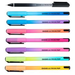 Ручка шариковая Unimax Ultron POP 2х, синяя Фото