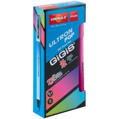 Ручка шариковая Unimax Ultron POP 2х, синяя Фото 2