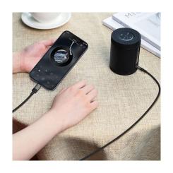 Кабель мультимедийный Acefast USB-C to 3.5mm M 0.15m black Фото 4