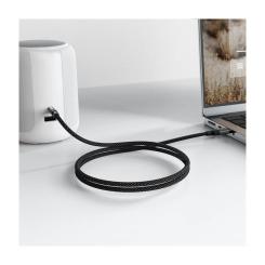 Кабель мультимедийный Acefast USB-C to 3.5mm M 0.15m black Фото 5