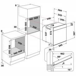 Духовой шкаф Whirlpool WOI4S8PM2SBA Фото 8