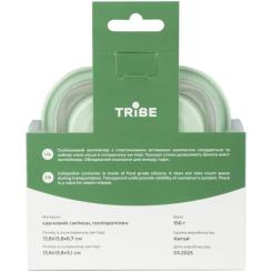Пищевой контейнер Tribe Collapsible Container 500 мл силіконовий mint Фото 4