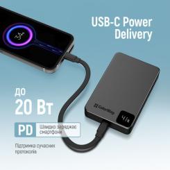 Батарея универсальная ColorWay 10 000 mAh PD/22.5W, 15W MagSafe Black Фото 9