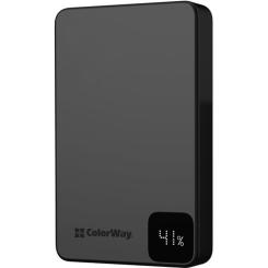Батарея универсальная ColorWay 10 000 mAh PD/22.5W, 15W MagSafe Black Фото