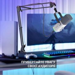 Микрофон Fifine AM8TW USB/XLR White Фото 9