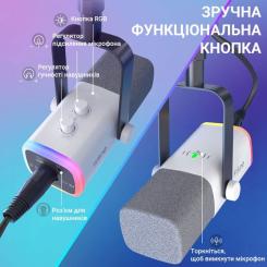 Микрофон Fifine AM8TW USB/XLR White Фото 6