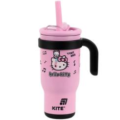 Поильник-непроливайка Kite Hello Kitty термокружка з трубочкою, 530 мл Фото