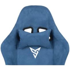 Кресло игровое Аклас Герц RL (Бархат Светло-синий) Фото 10