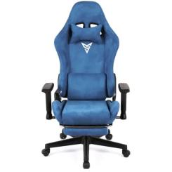 Кресло игровое Аклас Герц RL (Бархат Светло-синий) Фото 1