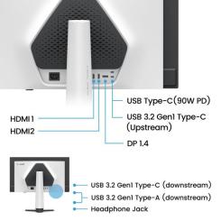 Монитор BenQ EX271UZ White Фото 9