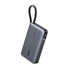 Батарея универсальная Ugreen 20000mAh 145W with Built-in Cable Фото 2