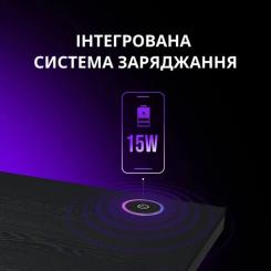 Компьютерный стол Lorgar ELITE 90W Wood Black Фото 10