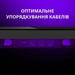 Компьютерный стол Lorgar ELITE 90W Wood Black Фото 11