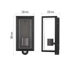 Светильник EMOS E27 IP44 15W з датчиком руху Фото 5