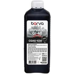 Чернила Barva Canon GI-40 1 л, pigment, black special Фото