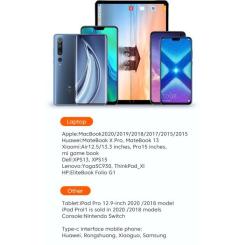 Дата кабель Essager USB-C to USB-C 0.5m 100W black Фото 7