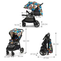 Коляска Kinderkraft Grande Plus Happy Shapes (KSGRAN00HAP0000) Фото 10