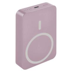 Батарея универсальная EMOS 10000mAh WI1046, 20W, Wireless, salmon Фото 11