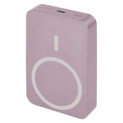 Батарея универсальная EMOS 10000mAh WI1046, 20W, Wireless, salmon Фото 1