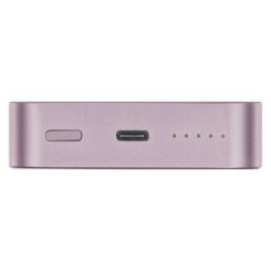 Батарея универсальная EMOS 10000mAh WI1046, 20W, Wireless, salmon Фото 3