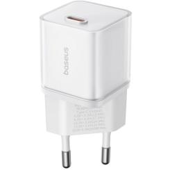 Зарядное устройство Baseus 1xUSB-C 30W GaN5S white Фото 1