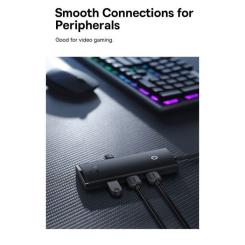 Концентратор Baseus USB 3.0 4xUSB 2.0m black Фото 9