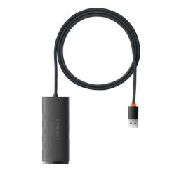 Концентратор Baseus USB 3.0 4xUSB 2.0m black Фото 1