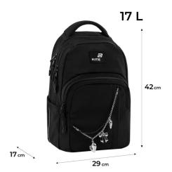 Рюкзак школьный Kite Education teens 2578M Black&Charm Фото 11