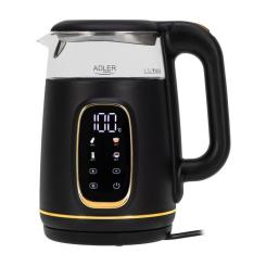Электрочайник Adler AD 1305 black gold Фото