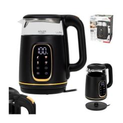 Электрочайник Adler AD 1305 black gold Фото 7
