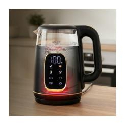 Электрочайник Adler AD 1305 black gold Фото 8