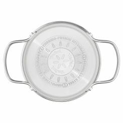 Кастрюля Tefal Minis, з кришкою,1л, нержавіюча сталь, скло Фото 1