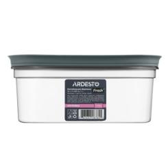 Пищевой контейнер Ardesto Fresh 1л, пластик, прямокутна, сірий Фото 1