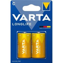 Батарейка Varta C (LR14) Longlife щелочная * 2 Фото