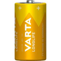 Батарейка Varta C (LR14) Longlife щелочная * 2 Фото 1