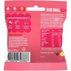 Детские снеки Bob Snail фруктовые яблоко-клубника 20 г Фото 1