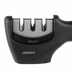 Точилка для ножей Ardesto Gemini, 20.5x5.5x7.5см, чорний Фото 2