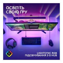 Клавиатура Logitech G515 TKL Cored GL Tactile RGB USB UA Black Фото 5