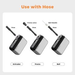 Велосипедный насос Flextail Tiny Bike Pump Pro 120 PSI Фото 3