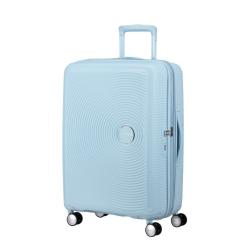 Чемодан American Tourister Soundbox 71.5/81 л пастельно-блакитна Фото 2