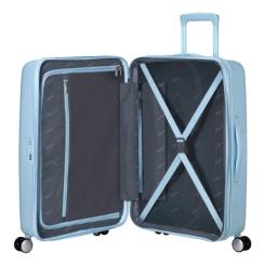 Чемодан American Tourister Soundbox 71.5/81 л пастельно-блакитна Фото 6